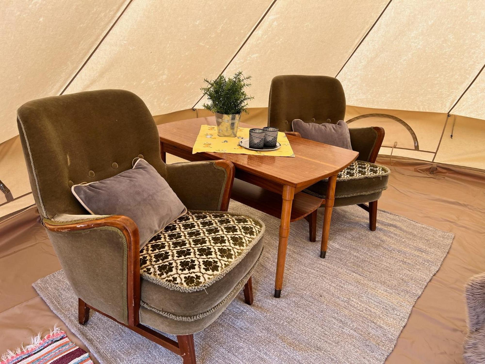 Hommen Gard Glamping Hotel ริเซอร์ ภายนอก รูปภาพ